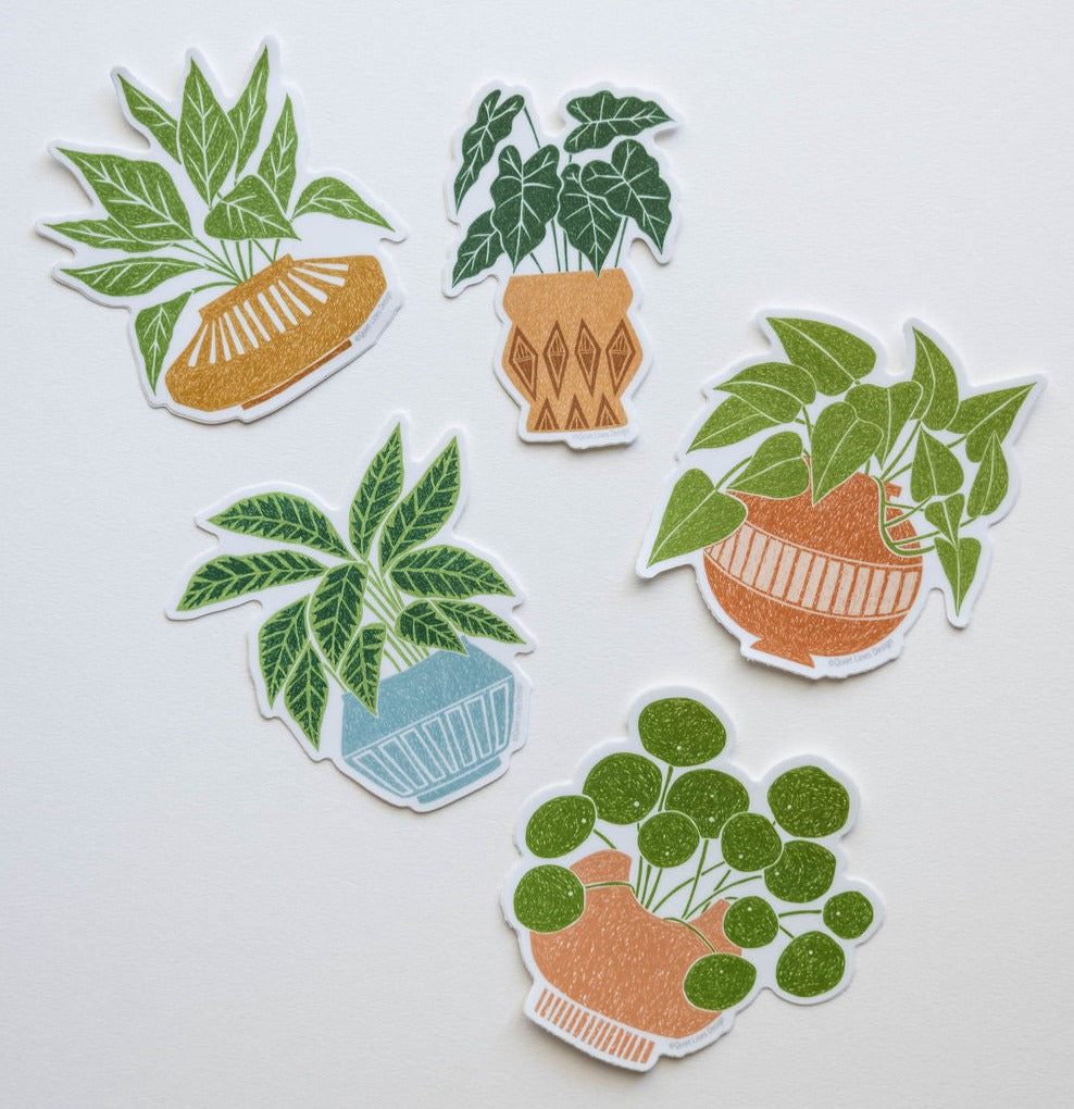 Plant Stickers Bundle-Quiet Lines Design